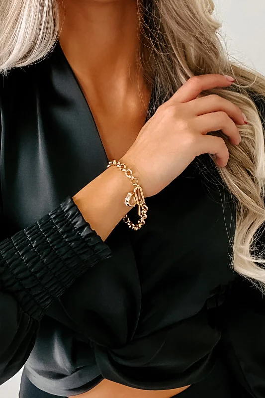 Stunning Jewelry Pieces At The Lowest Prices Ever Bring The Drama Bracelet (Gold)