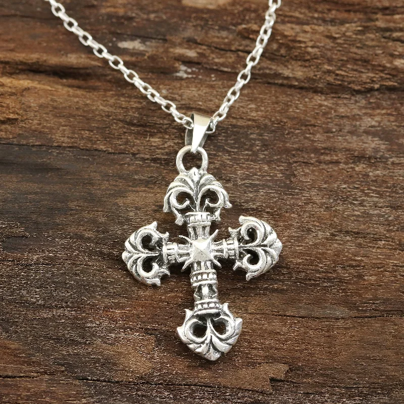 Best-Selling Jewelry Styles Now At Exclusive Discounts Creative Cross Sterling Silver Cross Pendant Necklace from Best-Selling Jewelry Styles Now At Exclusive Discounts Creative Cross Sterling Silver Cross Pendant Necklace from