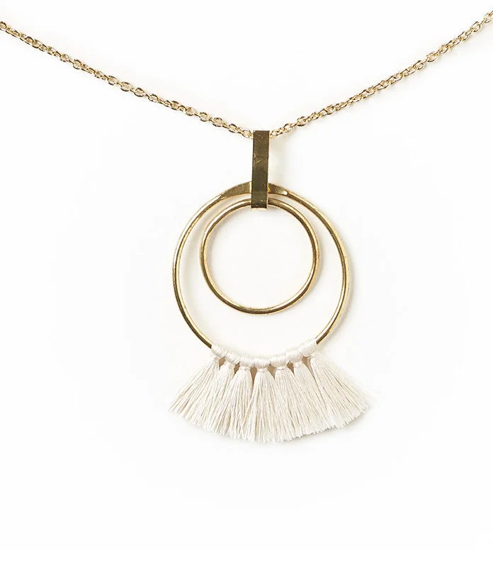 Fashion-Forward Jewelry At Incredible Prices Danu Necklace - Pearl Hoop