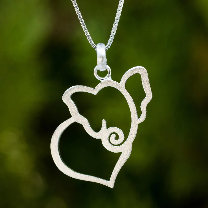 Affordable Luxury Jewelry For Every Occasion Elephant Heart Thailand Handcrafted Sterling Silver Elephant Necklace Affordable Luxury Jewelry For Every Occasion Elephant Heart Thailand Handcrafted Sterling Silver Elephant Necklace