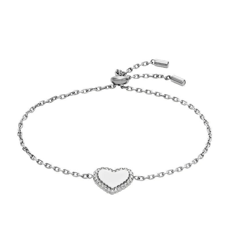 Elegant Jewelry At Unbeatable Offers – Shop Before It's Gone Fossil Women's Elliott Stainless Steel Heart Chain Bracelet Elegant Jewelry At Unbeatable Offers – Shop Before It's Gone Fossil Women's Elliott Stainless Steel Heart Chain Bracelet