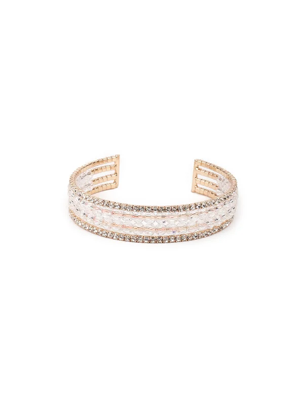 Best Jewelry Sale Prices – Limited-Time Offer Odette Women Gold Imitation And White Stone Studded Mixed Metal Bracelet Best Jewelry Sale Prices – Limited-Time Offer Odette Women Gold Imitation And White Stone Studded Mixed Metal Bracelet
