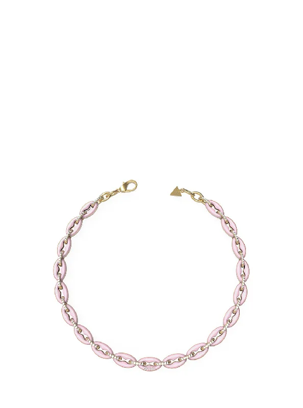 Shop Stylish Jewelry Now And Save Big Gold Rose Crystal Link Necklace