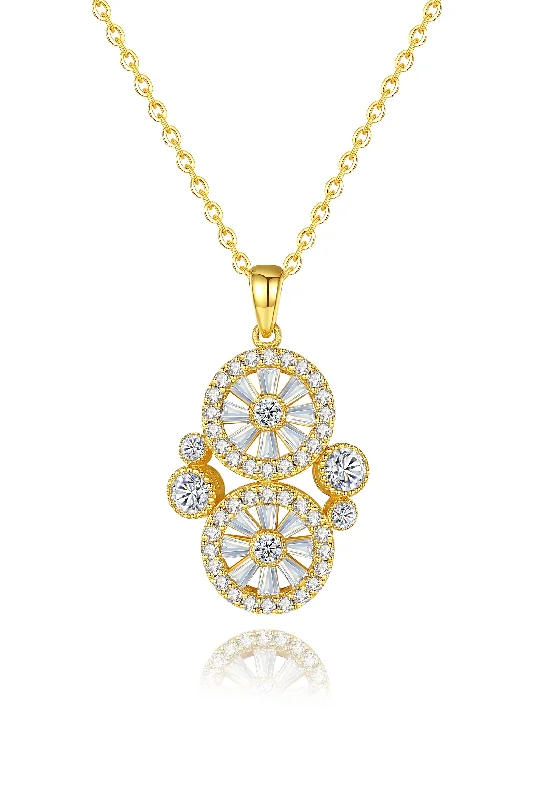 Fashion-Forward Jewelry At Incredible Prices Gold Wheel of Fortune Necklace
