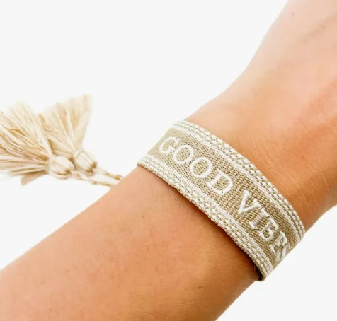Best Jewelry Deals – Premium Quality At Exclusive Discounts "Good Vibes" Boho Bracelet (Taupe) Best Jewelry Deals – Premium Quality At Exclusive Discounts "Good Vibes" Boho Bracelet (Taupe)