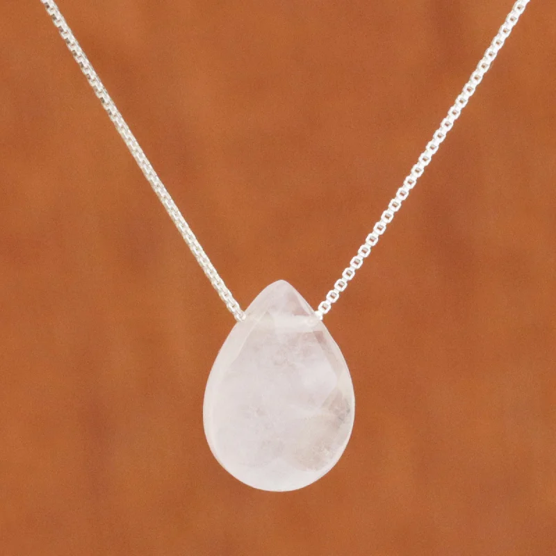 Sparkle More For Less – Jewelry Sale Happening Now Love Drop Contemporary Brazilian Rose Quartz and Silver 16 Sparkle More For Less – Jewelry Sale Happening Now Love Drop Contemporary Brazilian Rose Quartz and Silver 16