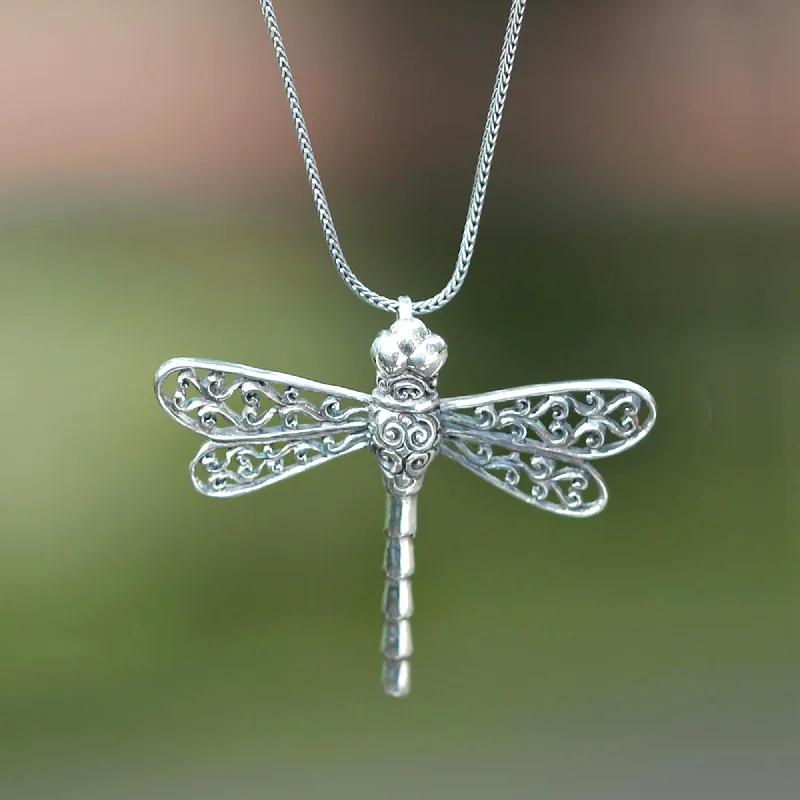 Seasonal Jewelry Deals – Elevate Your Style Lucky Dragonfly Sterling Silver Pendant Necklace Seasonal Jewelry Deals – Elevate Your Style Lucky Dragonfly Sterling Silver Pendant Necklace