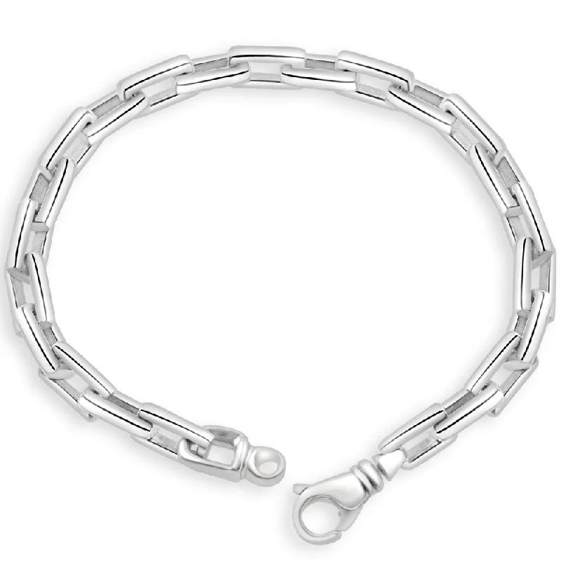 Premium Jewelry At Promotional Prices – Shine Today Men's 14k Gold (27gram) or Platinum (50gram) 6mm Link Bracelet 8.5" Premium Jewelry At Promotional Prices – Shine Today Men's 14k Gold (27gram) or Platinum (50gram) 6mm Link Bracelet 8.5"