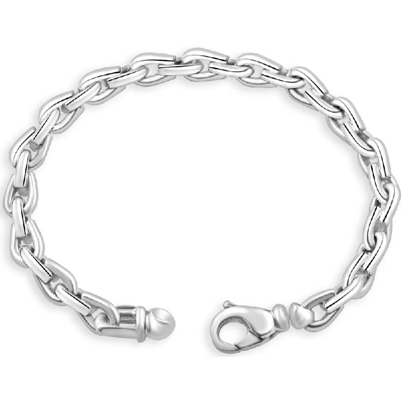 Sparkle For Less – Shop Our Limited-Time Jewelry Deals Men's 14k Gold (47gram) or Platinum (87gram) 7.5mm Link Bracelet 8.5" Sparkle For Less – Shop Our Limited-Time Jewelry Deals Men's 14k Gold (47gram) or Platinum (87gram) 7.5mm Link Bracelet 8.5"