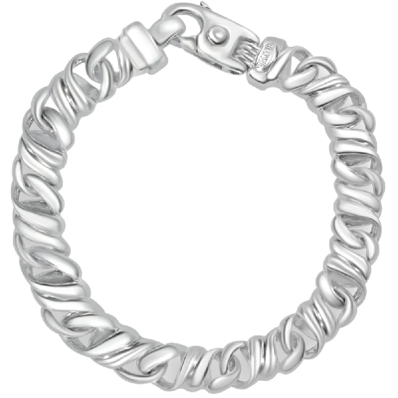 Special Deals On Handcrafted And Designer Jewelry Men's 14k Gold (49gram) or Platinum (80gram) 9.5mm Link Bracelet 8.5" Special Deals On Handcrafted And Designer Jewelry Men's 14k Gold (49gram) or Platinum (80gram) 9.5mm Link Bracelet 8.5"