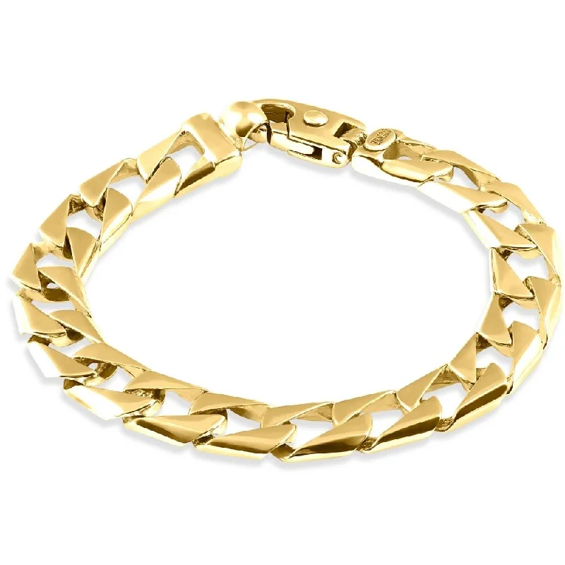 Sparkle For Less – Shop Jewelry Deals Now Men's Curb 14k Gold (46gram) or Platinum (74gram) 10.5mm Link Bracelet 8.5" Sparkle For Less – Shop Jewelry Deals Now Men's Curb 14k Gold (46gram) or Platinum (74gram) 10.5mm Link Bracelet 8.5"