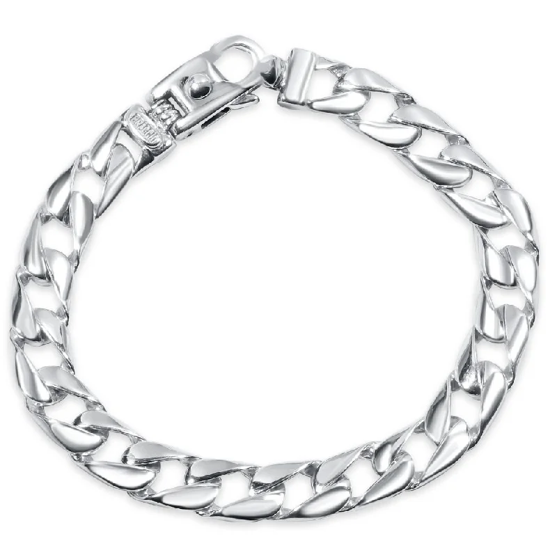 Stunning Statement Jewelry, Unbeatable Discounts Men's Curb Link 14k Gold (36gram) or Platinum (59gram) 9.5mm Bracelet 8.5" Stunning Statement Jewelry, Unbeatable Discounts Men's Curb Link 14k Gold (36gram) or Platinum (59gram) 9.5mm Bracelet 8.5"