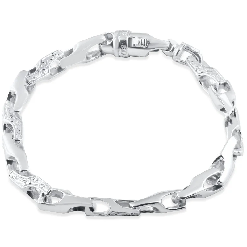 Limited-Time Jewelry Sale – Elegant Styles At Less Men's Designed 14k Gold (45gram) or Platinum (73gram) Link Bracelet 8.5" Limited-Time Jewelry Sale – Elegant Styles At Less Men's Designed 14k Gold (45gram) or Platinum (73gram) Link Bracelet 8.5"