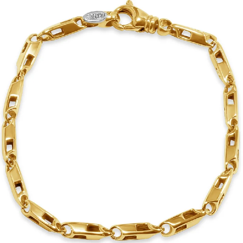 Your Dream Jewelry At Dream Prices Men's Link 14k Gold (19gram) or Platinum (32gram) 4mm Bracelet 8" Your Dream Jewelry At Dream Prices Men's Link 14k Gold (19gram) or Platinum (32gram) 4mm Bracelet 8"