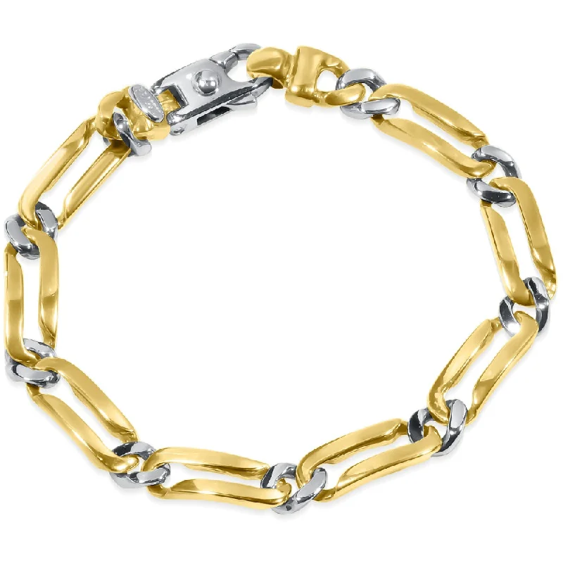 High-End Sparkle, Low-End Prices – Jewelry Sale Live Men's Link 14k Gold (28gram) or Platinum (45gram) 7.5mm Bracelet 8.5" High-End Sparkle, Low-End Prices – Jewelry Sale Live Men's Link 14k Gold (28gram) or Platinum (45gram) 7.5mm Bracelet 8.5"