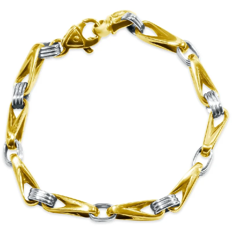 Exclusive Jewelry Bundles At Discounted Prices Men's Link 14k Gold (38gram) or Platinum (61gram) 6mm Bracelet 9" Exclusive Jewelry Bundles At Discounted Prices Men's Link 14k Gold (38gram) or Platinum (61gram) 6mm Bracelet 9"