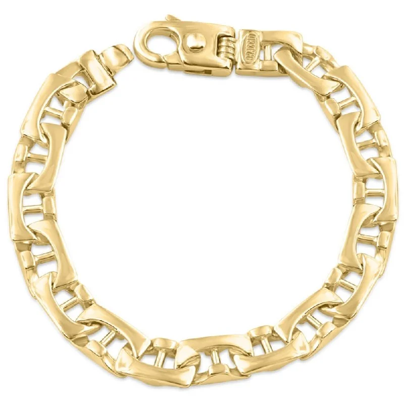 Eco-Friendly Sustainable Jewelry For Conscious Buyers Men's Link 14k Gold (44gram) or Platinum (71gram) 8.5mm Link Bracelet 8.5" Eco-Friendly Sustainable Jewelry For Conscious Buyers Men's Link 14k Gold (44gram) or Platinum (71gram) 8.5mm Link Bracelet 8.5"