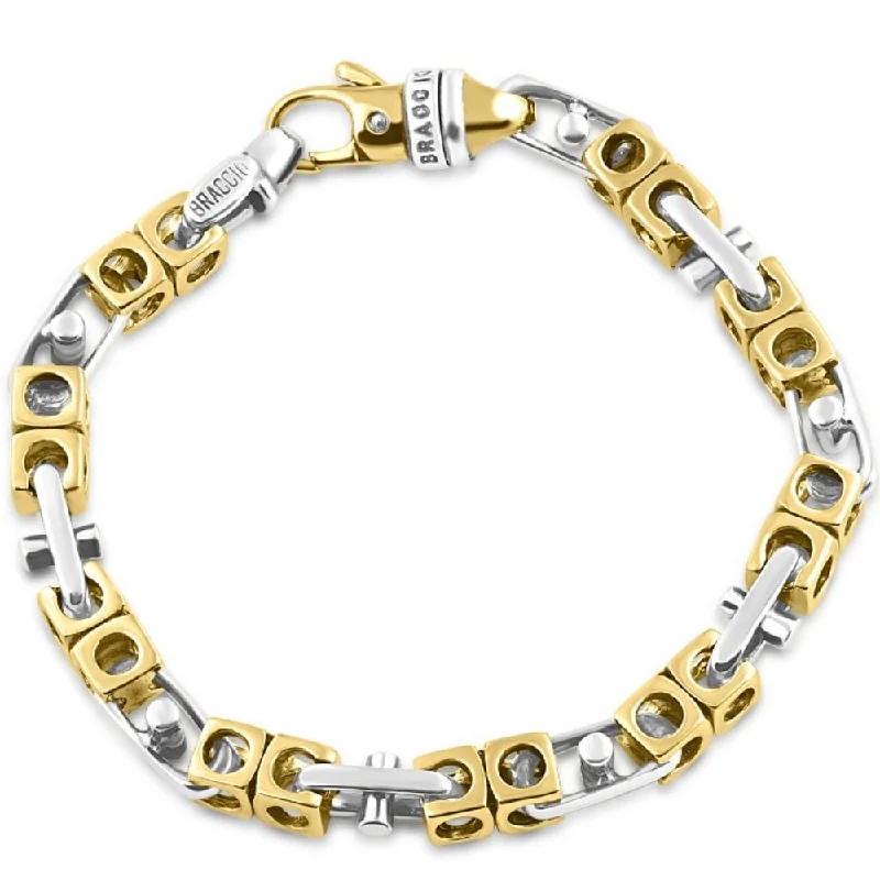 Elegant Jewelry Styles At Budget-Friendly Prices Men's Link 14k Gold (48gram) or Platinum (78gram) 6.5mm Bracelet 8.5" Elegant Jewelry Styles At Budget-Friendly Prices Men's Link 14k Gold (48gram) or Platinum (78gram) 6.5mm Bracelet 8.5"