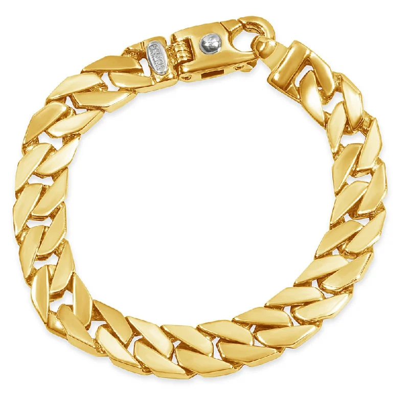 Premium Diamond Jewelry For Unforgettable Moments Men's Link 14k Gold (49 gram) or Platinum (67gram) 10mm Bracelet 8.5" Premium Diamond Jewelry For Unforgettable Moments Men's Link 14k Gold (49 gram) or Platinum (67gram) 10mm Bracelet 8.5"