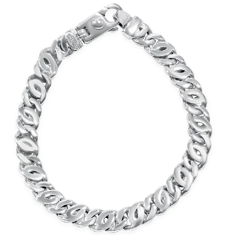 Dainty And Elegant Jewelry Now At Reduced Prices Men's Marine Link 14k Gold (32gram) or Platinum (52gram) 8.5mm Bracelet 8.25" Dainty And Elegant Jewelry Now At Reduced Prices Men's Marine Link 14k Gold (32gram) or Platinum (52gram) 8.5mm Bracelet 8.25"