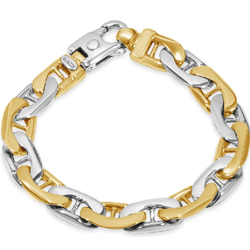 Seasonal Jewelry Clearance – Best Styles At The Lowest Prices Men's Marine Link 14k Gold (39gram) or Platinum (62gram) 8.5mm Bracelet 8.5" Seasonal Jewelry Clearance – Best Styles At The Lowest Prices Men's Marine Link 14k Gold (39gram) or Platinum (62gram) 8.5mm Bracelet 8.5"
