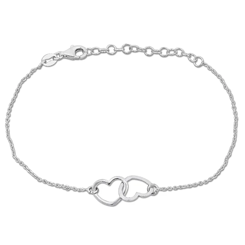 Exclusive Jewelry Bundles At Discounted Rates Mimi & Max Double Heart Charm Bracelet w/ lobster clasp - 7+1 in. Exclusive Jewelry Bundles At Discounted Rates Mimi & Max Double Heart Charm Bracelet w/ lobster clasp - 7+1 in.