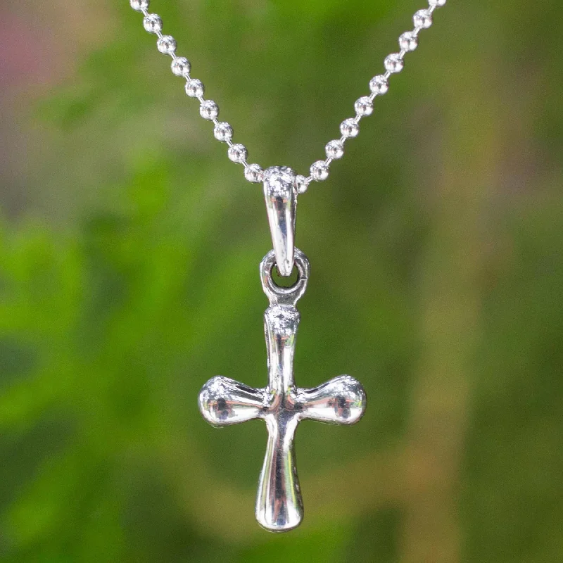 Fashion-Forward Geometric Jewelry For Contemporary Style Modern Cross Sterling Silver Pendant Necklace Fashion-Forward Geometric Jewelry For Contemporary Style Modern Cross Sterling Silver Pendant Necklace