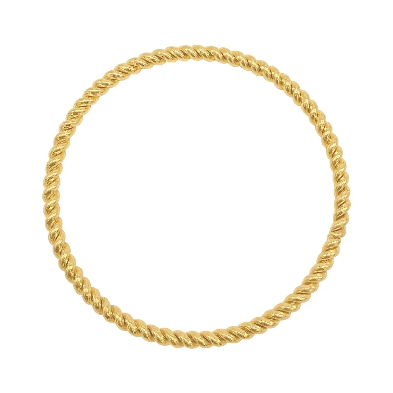 Luxury Jewelry Sale – Sparkle For Less Rope Bangle Bracelet gold