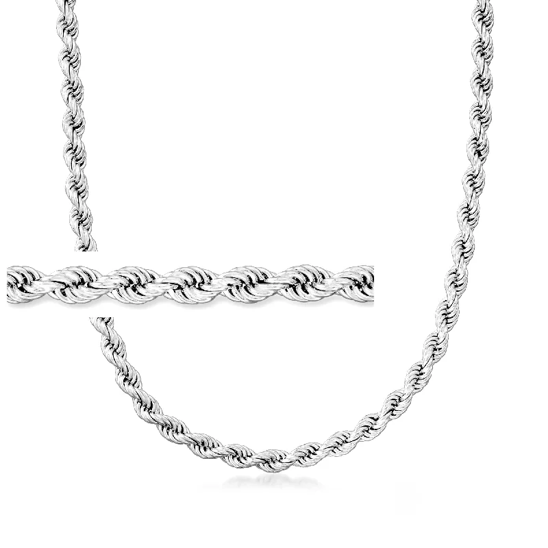 Affordable Luxury Jewelry For Every Occasion Ross-Simons 6mm Sterling Silver Rope Chain Necklace Affordable Luxury Jewelry For Every Occasion Ross-Simons 6mm Sterling Silver Rope Chain Necklace