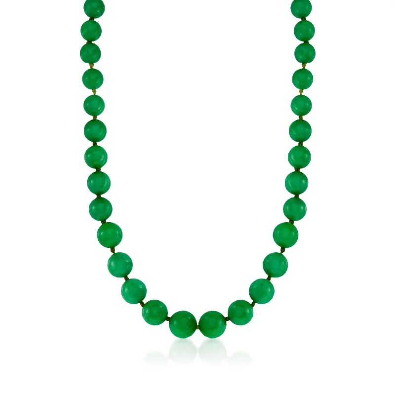Elegant Jewelry At Unbeatable Prices – Shop Today Ross-Simons 7-14mm Jade Graduated Bead Necklace With 14kt Yellow Gold Elegant Jewelry At Unbeatable Prices – Shop Today Ross-Simons 7-14mm Jade Graduated Bead Necklace With 14kt Yellow Gold