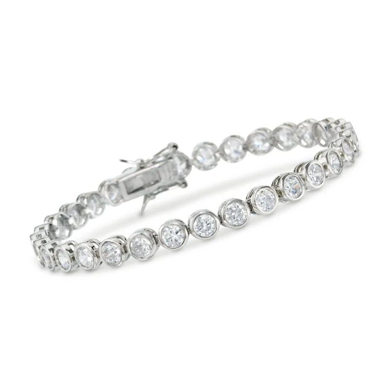 Limited-Time Offer On Premium Jewelry Collections Ross-Simons CZ Tennis Bracelet in Sterling Silver Limited-Time Offer On Premium Jewelry Collections Ross-Simons CZ Tennis Bracelet in Sterling Silver