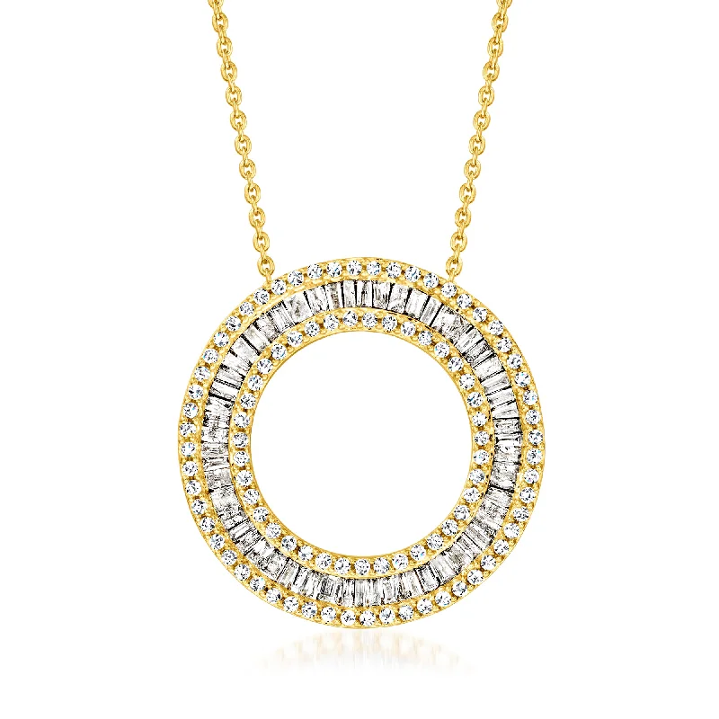 Shine Without Limits – Jewelry Sale Happening Now Ross-Simons Diamond Circle Pendant Necklace in 18kt Gold Over Sterling Shine Without Limits – Jewelry Sale Happening Now Ross-Simons Diamond Circle Pendant Necklace in 18kt Gold Over Sterling