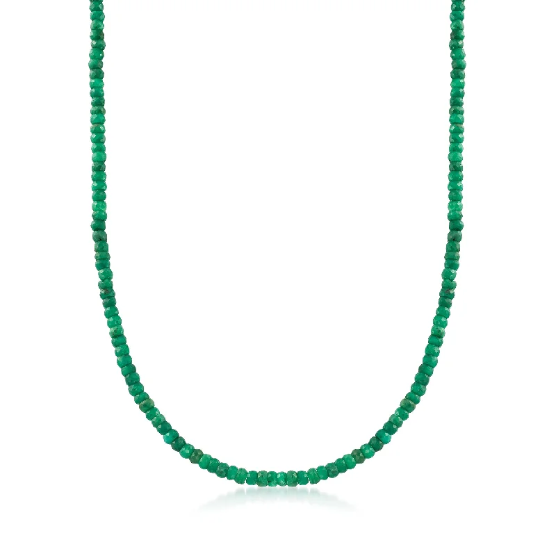 Bestselling Jewelry Now On Sale – Elevate Your Look Ross-Simons Emerald Bead Necklace in 14kt Yellow Gold Bestselling Jewelry Now On Sale – Elevate Your Look Ross-Simons Emerald Bead Necklace in 14kt Yellow Gold