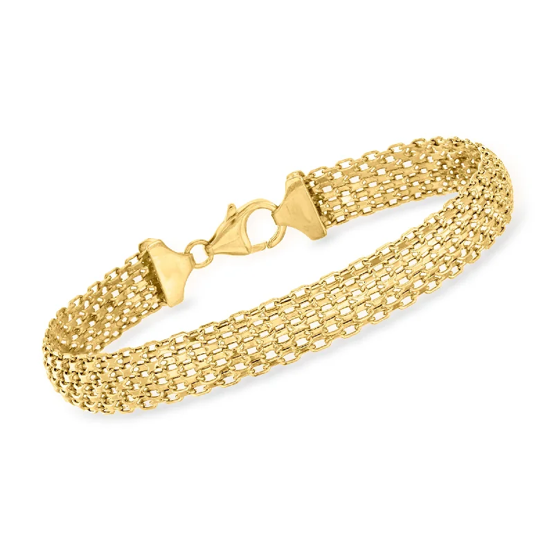 Limited-Time Jewelry Sale – Elegant Styles At Less Ross-Simons Italian 14kt Yellow Gold Bismark-Link Bracelet Limited-Time Jewelry Sale – Elegant Styles At Less Ross-Simons Italian 14kt Yellow Gold Bismark-Link Bracelet