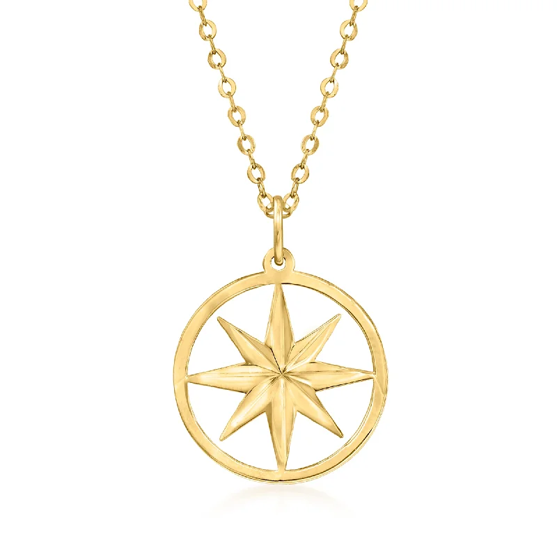 Handcrafted Jewelry Sale – Unique Designs At Low Prices Ross-Simons Italian 14kt Yellow Gold North Star Necklace Handcrafted Jewelry Sale – Unique Designs At Low Prices Ross-Simons Italian 14kt Yellow Gold North Star Necklace