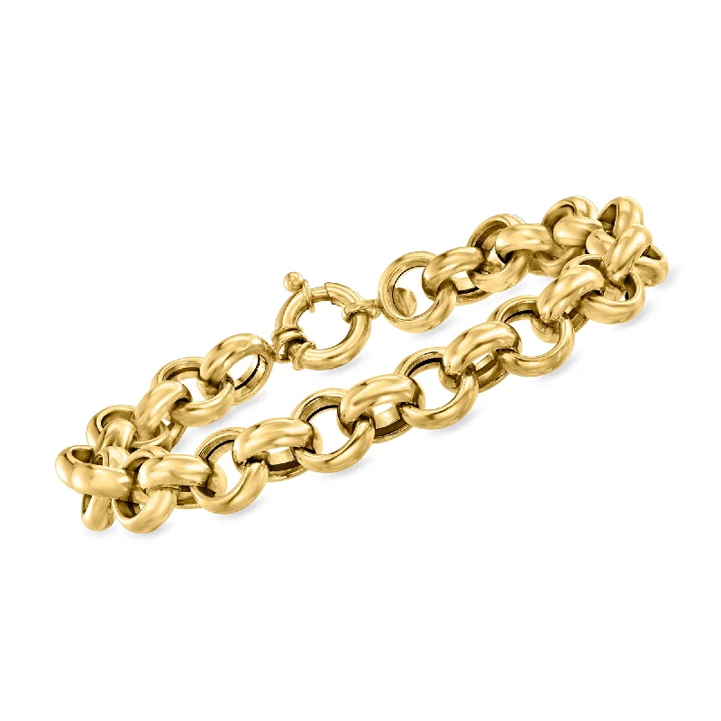 Huge Savings On Timeless Jewelry Collections Ross-Simons Italian 14kt Yellow Gold Rolo-Chain Bracelet Huge Savings On Timeless Jewelry Collections Ross-Simons Italian 14kt Yellow Gold Rolo-Chain Bracelet