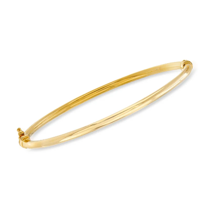 Ross-Simons Italian 18kt Yellow Gold Bangle Bracelet