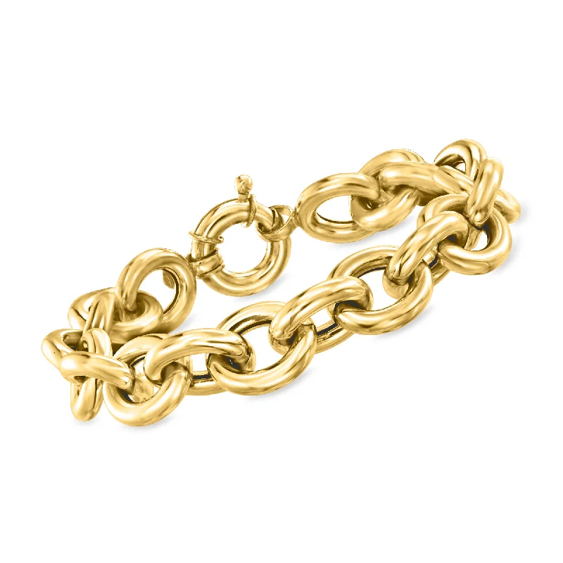 Flash Sale On Stunning Jewelry – Don't Miss Out Ross-Simons Italian 18kt Yellow Gold Cable-Chain Bracelet Flash Sale On Stunning Jewelry – Don't Miss Out Ross-Simons Italian 18kt Yellow Gold Cable-Chain Bracelet