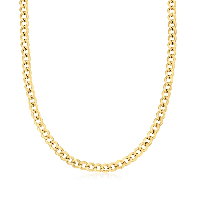 Affordable Glamour – Must-Have Jewelry At Special Rates Ross-Simons Italian 6mm 18kt Yellow Gold Curb-Link Chain Necklace Affordable Glamour – Must-Have Jewelry At Special Rates Ross-Simons Italian 6mm 18kt Yellow Gold Curb-Link Chain Necklace