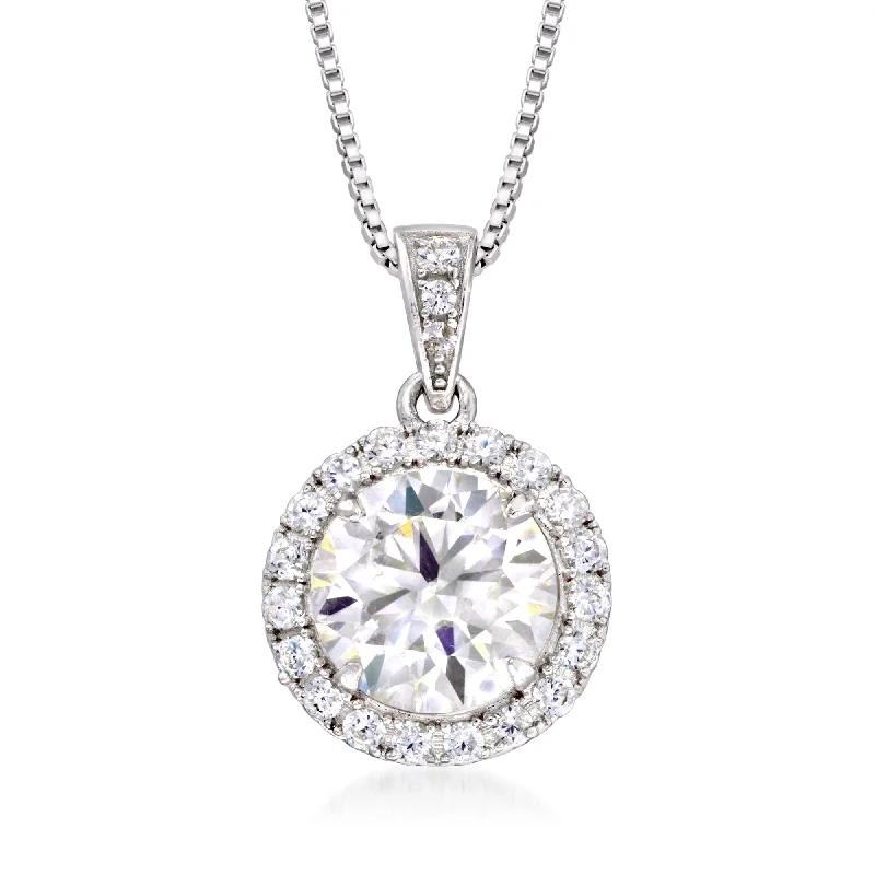 Sparkle For Less – Shop Our Limited-Time Jewelry Deals Ross-Simons Moissanite Pendant Necklace in Sterling Silver Sparkle For Less – Shop Our Limited-Time Jewelry Deals Ross-Simons Moissanite Pendant Necklace in Sterling Silver