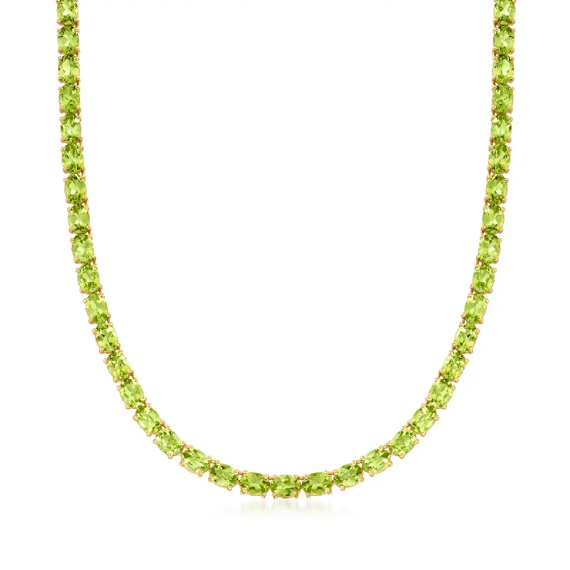 Unique Jewelry For Less – Shop The Sale Now Ross-Simons Peridot Tennis Necklace in 18kt Gold in Sterling Unique Jewelry For Less – Shop The Sale Now Ross-Simons Peridot Tennis Necklace in 18kt Gold in Sterling