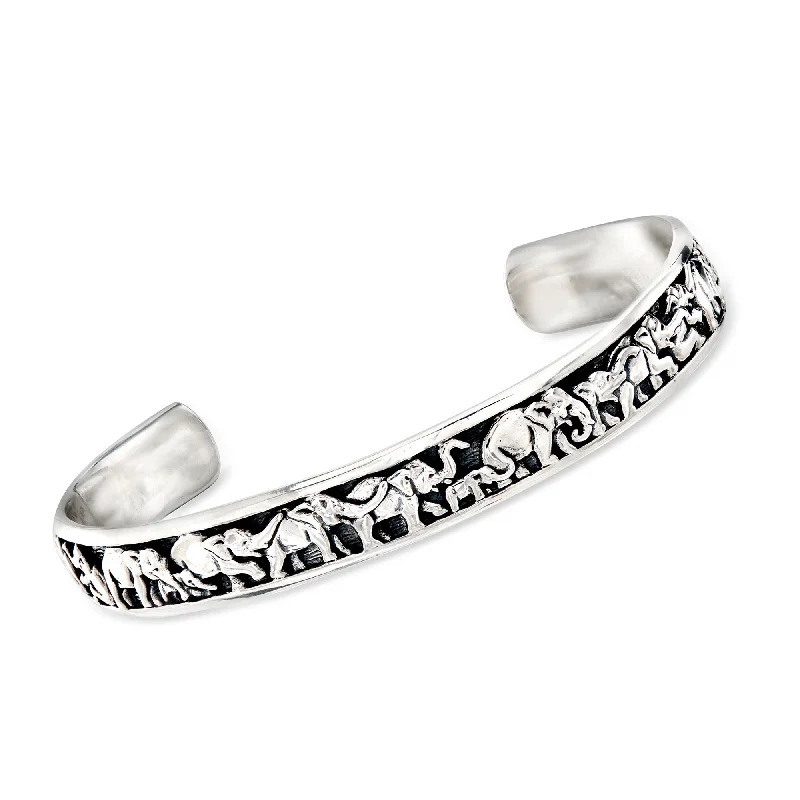 Special Offers On Handcrafted And Designer Jewelry Ross-Simons Sterling Silver Elephant Cuff Bracelet Special Offers On Handcrafted And Designer Jewelry Ross-Simons Sterling Silver Elephant Cuff Bracelet