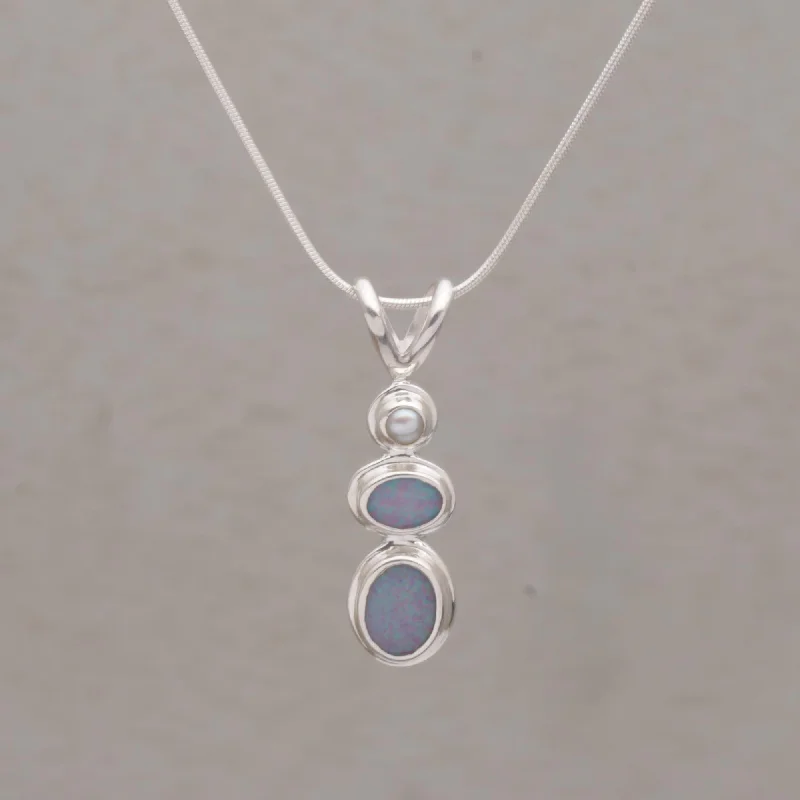 Huge Markdowns On Premium Jewelry Styles Sea Symphony Handmade Opal Freshwater Cultured Pearl Pendant Necklace Huge Markdowns On Premium Jewelry Styles Sea Symphony Handmade Opal Freshwater Cultured Pearl Pendant Necklace
