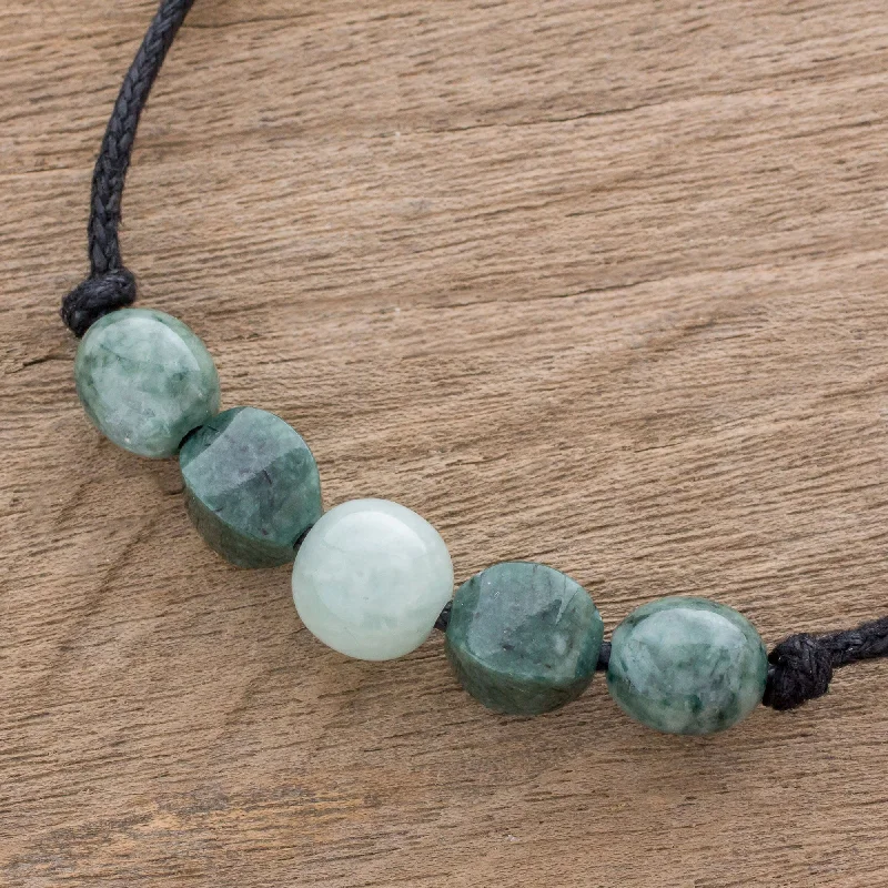 Dainty And Elegant Jewelry Now At Reduced Prices Shades of Beauty Adjustable Jade Beaded Pendant Necklace from Guatemala Dainty And Elegant Jewelry Now At Reduced Prices Shades of Beauty Adjustable Jade Beaded Pendant Necklace from Guatemala