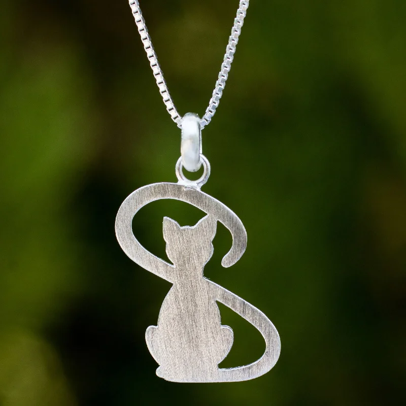 Limited-Stock Jewelry Sale – Shop Before It's Gone Shadow Cat Thailand Artisan Crafted Silver Cat Necklace Limited-Stock Jewelry Sale – Shop Before It's Gone Shadow Cat Thailand Artisan Crafted Silver Cat Necklace