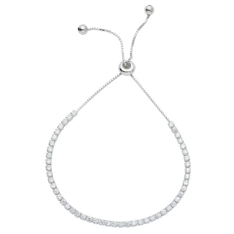 Personalized Jewelry At Special Discount Rates Adornia Slider Tennis Bracelet silver Personalized Jewelry At Special Discount Rates Adornia Slider Tennis Bracelet silver