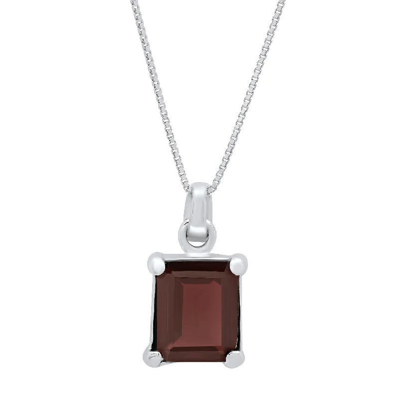 Luxury Meets Affordability – Jewelry Sale Live Now Sterling Silver 8x10 Emerald Cut Gemstone Pendant Luxury Meets Affordability – Jewelry Sale Live Now Sterling Silver 8x10 Emerald Cut Gemstone Pendant