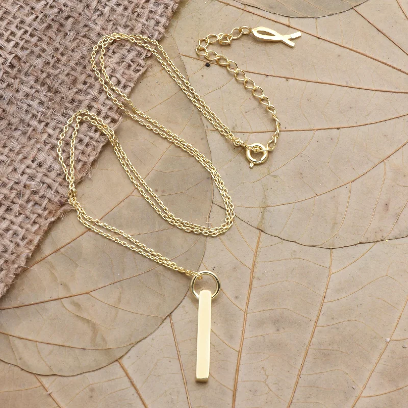 Get The Best Deals On Timeless Jewelry Pieces Under the Sun Hand Crafted Gold-Plated Sterling Silver Pendant Necklace Get The Best Deals On Timeless Jewelry Pieces Under the Sun Hand Crafted Gold-Plated Sterling Silver Pendant Necklace