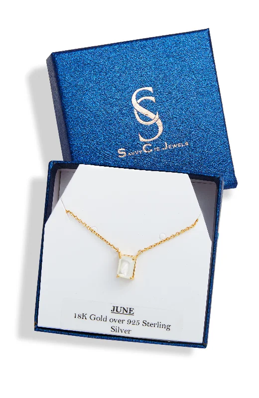 Get Your Favorite Jewelry At The Best Price Vermeil Birthstone Necklace