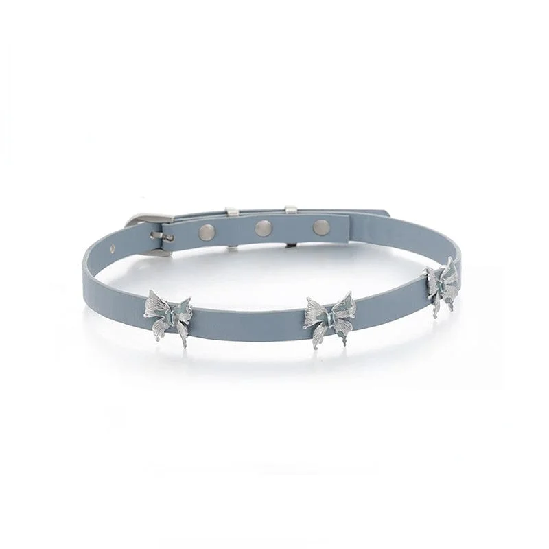 Stunning Jewelry At Even More Stunning Prices Women's Grunge Butterfly Buckle Choker Stunning Jewelry At Even More Stunning Prices Women's Grunge Butterfly Buckle Choker